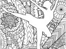 Ballet Dancer - Anti Stress Adult Coloring Pages intérieur Coloriage Zen