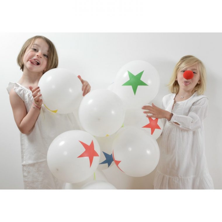 Ballons Cirque – Étoile (X8) – Maplusbelledeco serapportantà Clowns Etoile