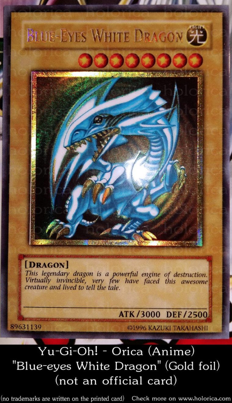 Coloriage Yu Gi Oh Dragon Blanc Aux Yeux Bleus 