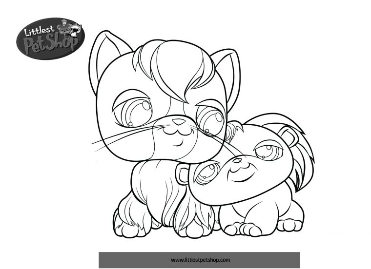 Belle Coloriage De Petshop A Imprimer | Imprimer Et à Coloriage Petshop À Imprimer