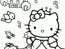Belle Coloriage Hello Kitty A La Mer | Imprimer Et Obtenir intérieur Dessin A Imprimer Hello Kitty