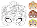 Belle Coloriage Masque De Princesse | Imprimer Et Obtenir serapportantà Masque À Colorier Gratuit