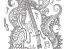 Best 330 Music Coloring Pages For Adults Ideas On pour Coloriage Instrument De Musique