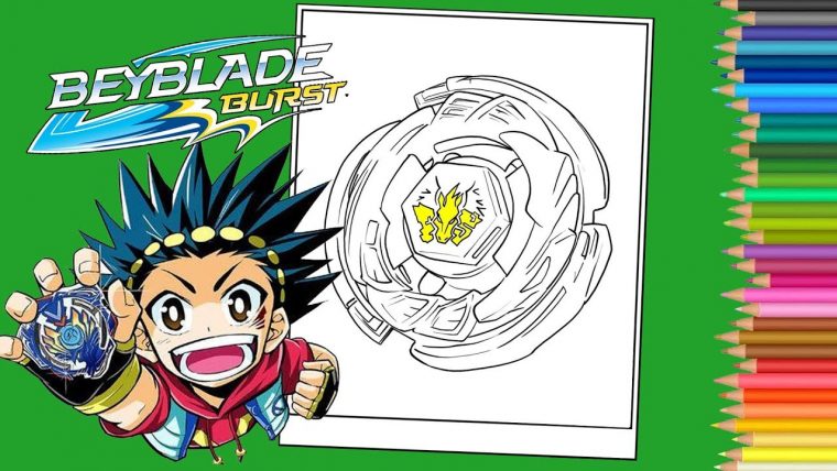 Beyblade Burst Coloring Pages Book – Coloriage Beyblade à Colloriage