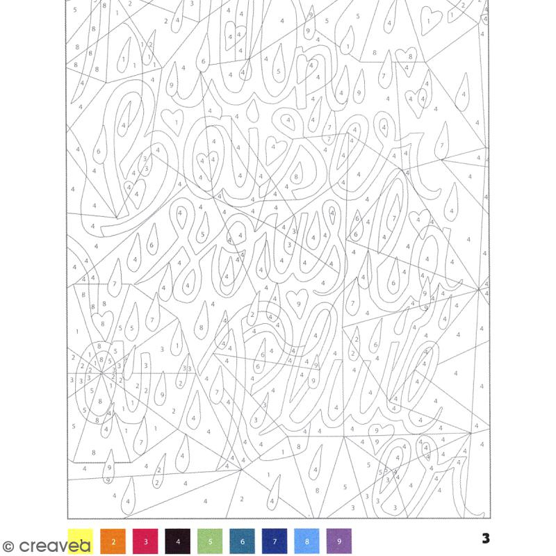 Bloc Coloriage Adulte 21 X 14,5 Cm - Messages Mystères Je tout Coloriage Mystere Disney A Imprimer