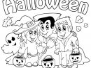 Boo! Get In Halloween Spirit With A New Coloring Page From avec Trick Or Treat Coloring Book: Trick Or