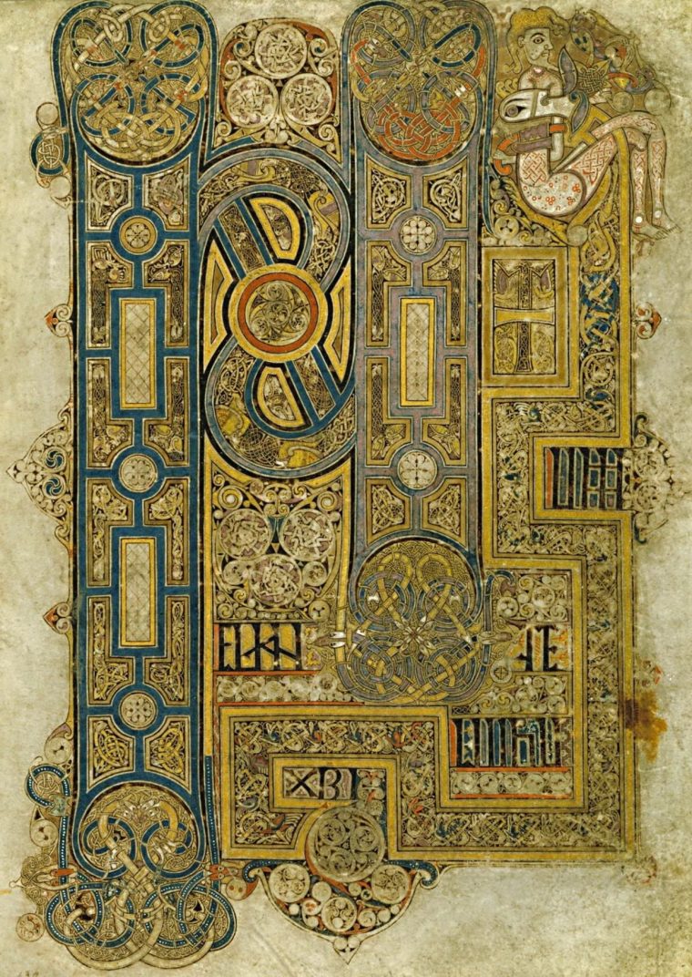Book Of Kells Photo -258 (With Images) | Book Of Kells destiné Script In The Book Of Kells