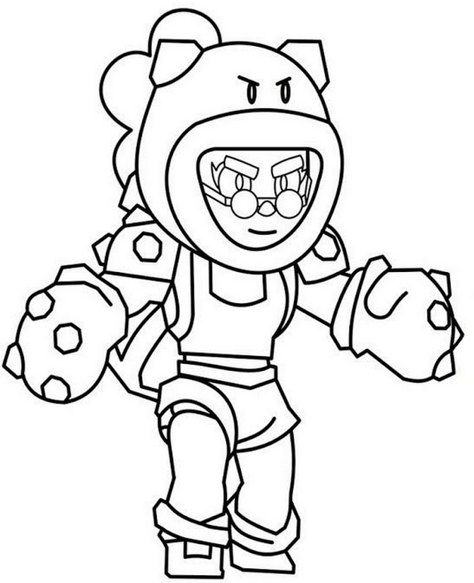 Brawl Stars Personaggi Disegni • Colorare.best serapportantà Coloriage Brawl Stars