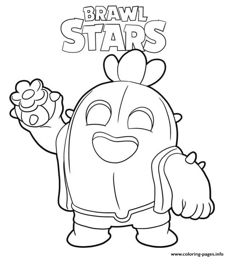 Brawl Stars Spike Coloring Pages Printable encequiconcerne Coloriage Brawl Stars