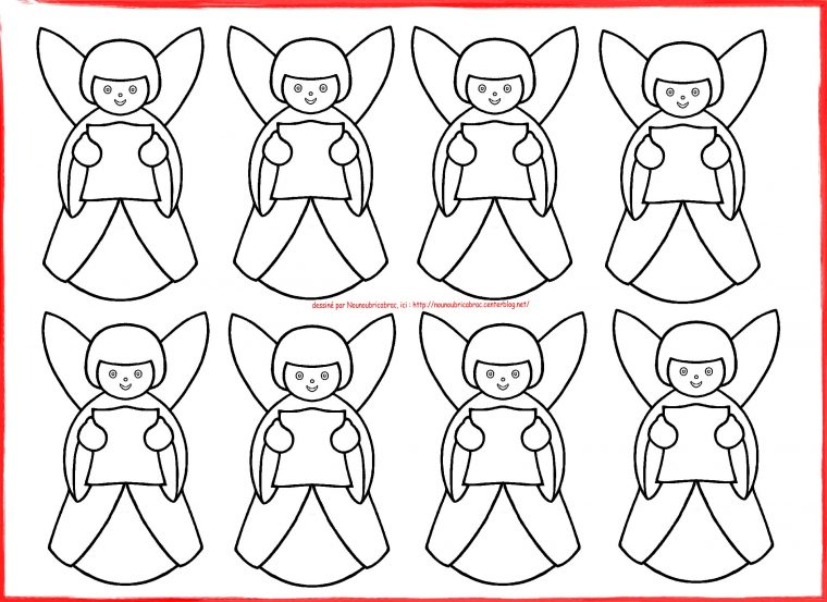 Bricolage – Page 2 dedans Dessin Ange De Noel