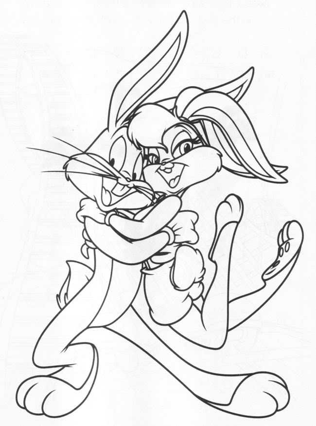 Bugs Bunny Y Lola Bunny Para Colorear – Imagui à Coloriage Lola