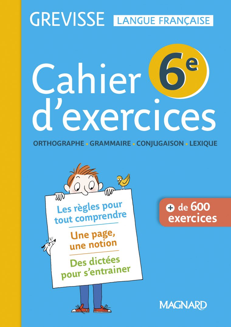 Cahier Grevisse 6E (2018) | Magnard Enseignants pour Manuel Exercices Iparcours Pdf