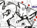 Cahiers De Vacances Pour Adultes, Livres De Coloriage : La dedans Coloriage Tag Graffiti
