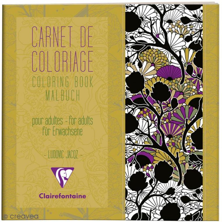 Carnet De Coloriage Art Nouveau Pour Adultes – 20 X 20 Cm serapportantà Carnet Coloriage Adulte