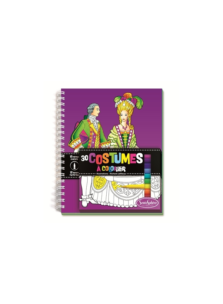 Carnet De Coloriage Costumes 4Ans+ – Hyperfetes encequiconcerne Carnet De Coloriage