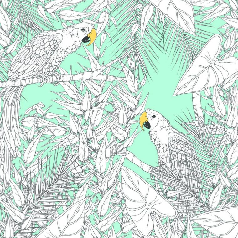 Carnet De Coloriage Pr Adulte 36P 20X20Cm Oiseaux pour Carnet De Coloriage