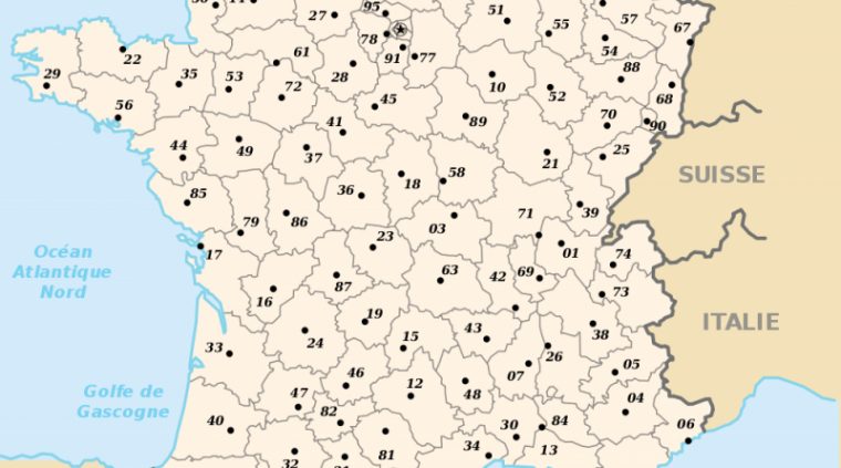 Carte Departement Numero – Altoservices encequiconcerne Num?Rotation Des D?Partements