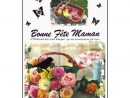 Carte Double Bonne Fête Maman - Panier De Fleurs - Ps 23.1 pour Bonne Fete Des Pairs Figure