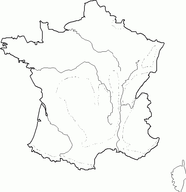 Carte Du Relief De La France Vierge | My Blog serapportantà Dessin Carte De France