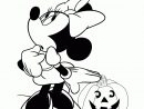 C'Est Halloween Pour Minnie ! - Coloriage Minnie serapportantà Coloriage Minnie