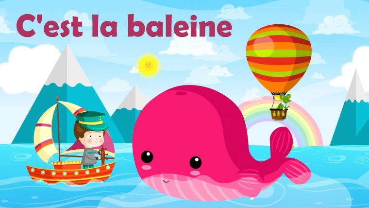 C'Est La Baleine – Comptine Avec Gestes Pour Enfants Et à Comptine Parole Laine Des Moutons