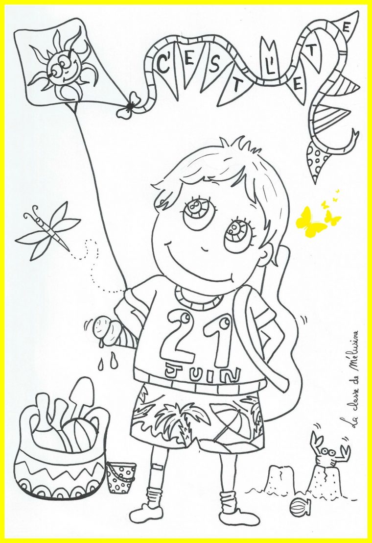 C'Est L'Été!!!! – La Classe De Mélusine à Coloriage Été Maternelle