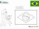 Championnat Du Monde De Handball - Coloriage Brésil pour Drapeau Brésil À Colorier