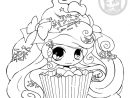 Chibi Cupcake Par Yampuff Coloriage Gratuit Imprimer pour Coloriage A Imprimer Kawaii