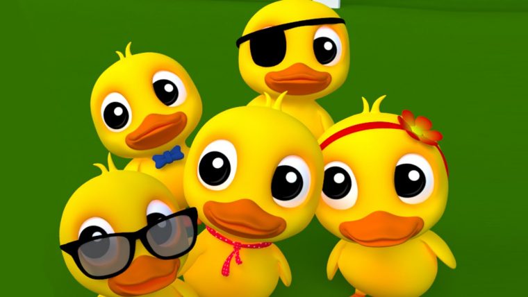 Cinq Petits Canards Riment | Des Chansons Pour Enfants dedans Les Chanson De Bebe