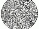 Circular Doodle Art (Not In English, But Easy To Figure destiné Coloriage De Mandala Difficile A Imprimer