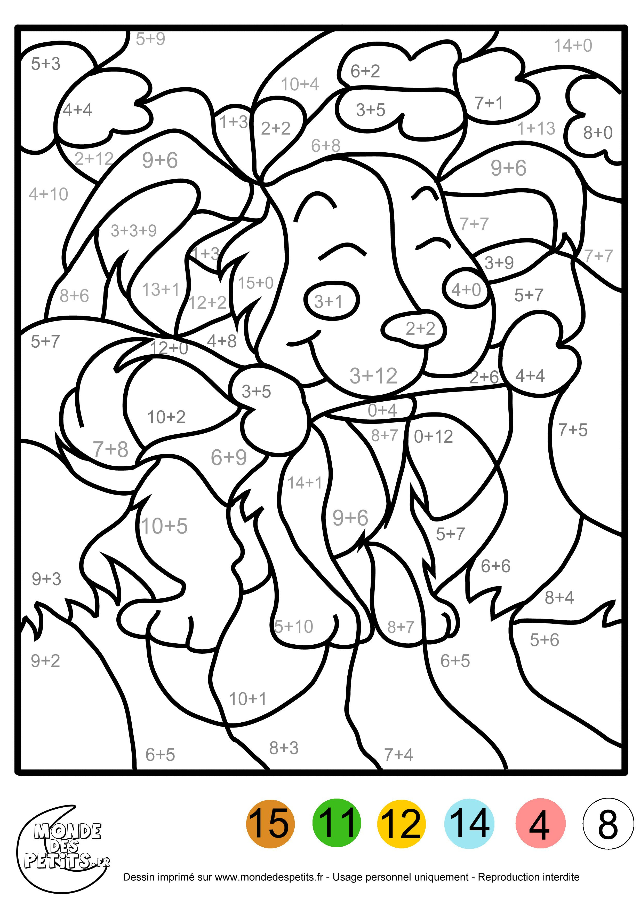 Classe De Ce1 | Tatie1 | Coloriage Magique Ce1, Coloriage dedans Coloriage Magique Addition Maternelle