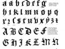 Claude-Mediavilla-Calligraphie-Gothique-Texturaxiv pour Lettre Majuscule Tag