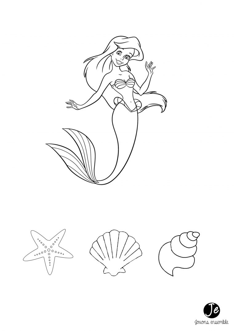 Collier Ariel La Petite Sirène Disney | Jouonsensemble destiné Dessin A Imprimer Arielle La Petite Sirene Collier Ariel La Petite Sirène Disney | Jouonsensemble destiné Dessin A Imprimer Arielle La Petite Sirene
