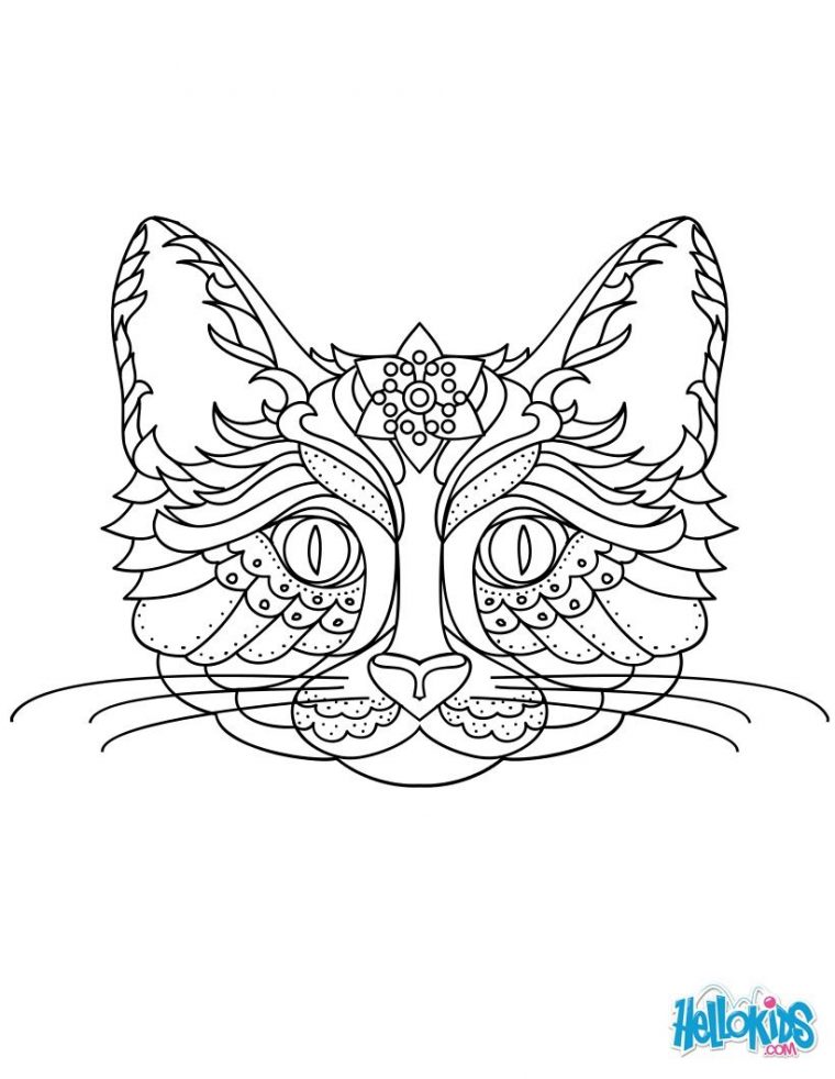 Color Online | Mandala Coloring Pages, Adult Coloring serapportantà Dessin De Chat Simple Color Online | Mandala Coloring Pages, Adult Coloring serapportantà Dessin De Chat Simple