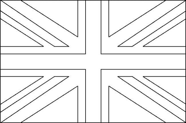 Colorare Bandiera, Disegno Inghilterra destiné Drapeau Angleterre A Colorier