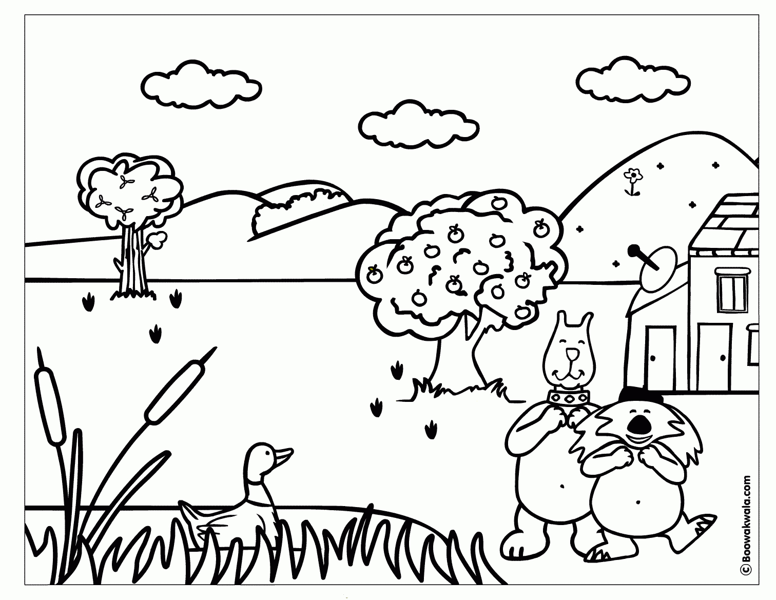 Coloriage À Dessiner A Imprimer Jardin Potager pour Oloriage Potager A