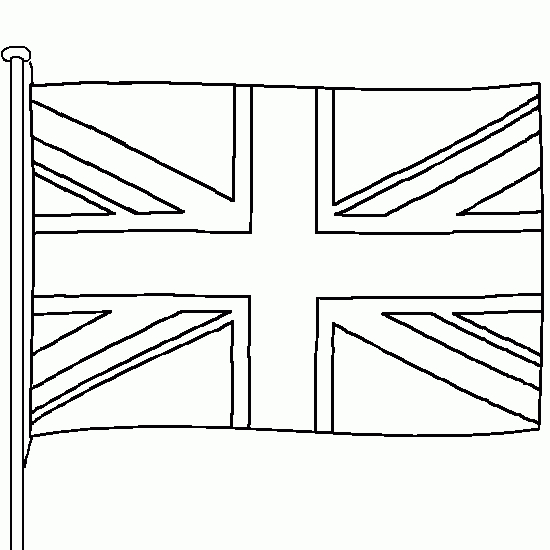 Coloriage À Dessiner Drapeau Angleterre destiné Coloriage Angleterre