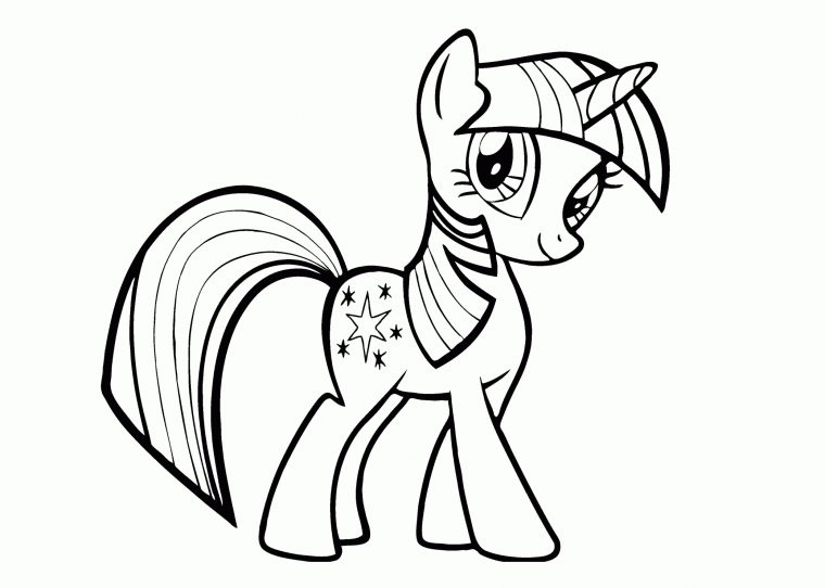 Coloriage À Dessiner My Little Pony Equestria à My Little Pony A Imprimer