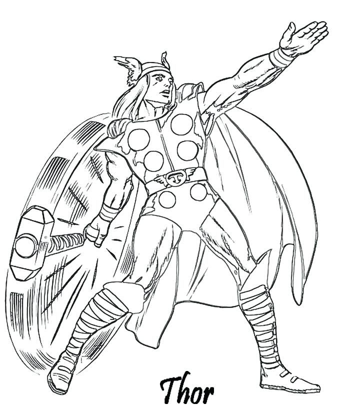 Coloriage A Imprimer Avengers Thor Et Son Marteau Gratuit serapportantà Coloriage Helicoptere A Imprimer Gratuit