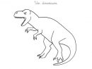 Coloriage À Imprimer : Un T-Rex dedans Comment Dessiner Un Dinosaure