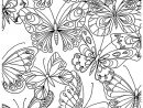 Coloriage Adulte Art Therapie Papillons À Colorier concernant Art Thérapie Coloriage