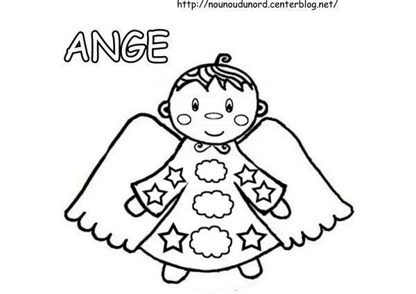 Coloriage Ange De Noël Garçon intérieur Dessin Ange De Noel