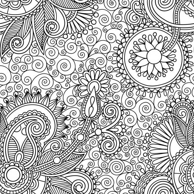 Coloriage Anti-Stress Nature Difficile Dessin Gratuit À encequiconcerne Coloriage Destressant