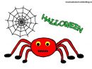 Coloriage Araignée D'Halloween avec Dessin Araignée Facile