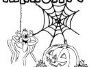 Coloriage Araignée Rigolote Et Citrouille Halloween dedans Dessin Araignée Facile