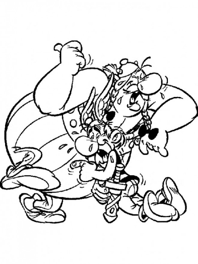 Coloriage Astérix Et Obélix En Couleur destiné Coloriage Asterix Et Obelix A Imprimer Gratuit