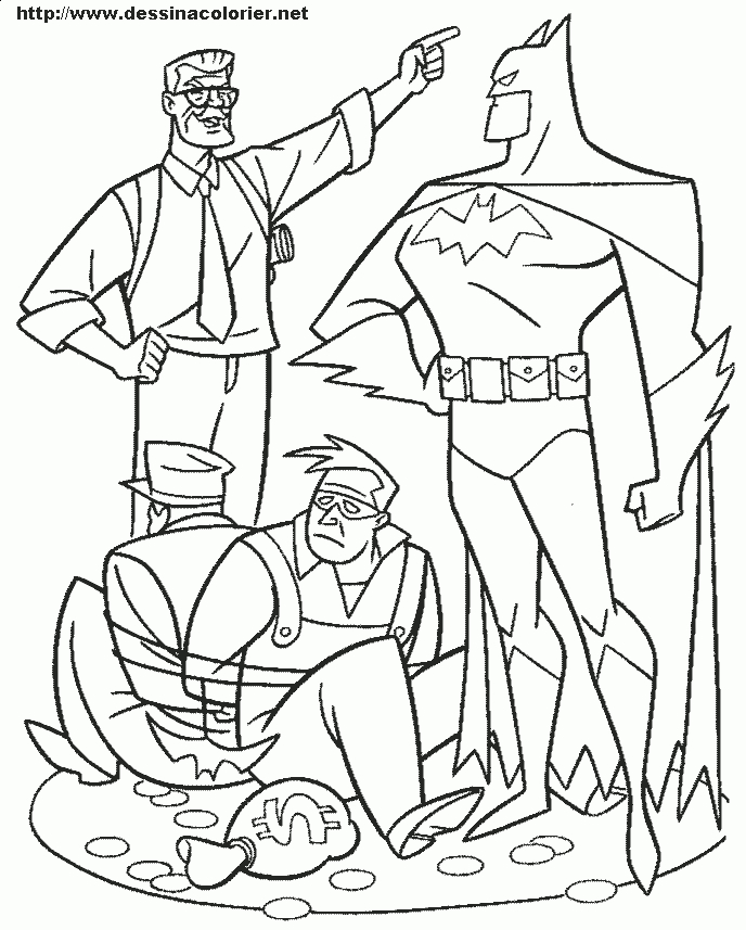 Coloriage Batman À Imprimer avec Coloriage Batman A Imprimer