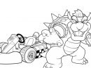 Coloriage Bowser Kart Mario Kart 7 Coloring Pages S concernant Coloriage Mario Kart 7