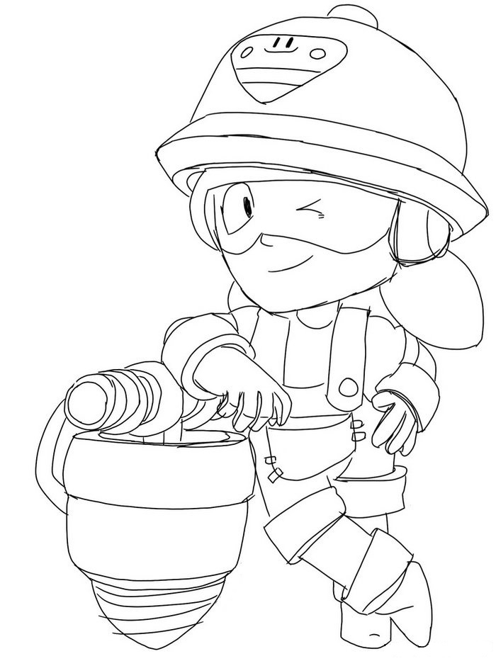 Coloriage Brawl Stars. Imprimer Gratuitement. 100 Images dedans Coloriage Brawl Stars