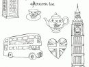 Coloriage Bus Anglais, Drapeau Et Big Ben | Reisetagebuch à Garde Anglais Dessin